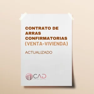 Modelo Contrato de Arras Confirmatorias