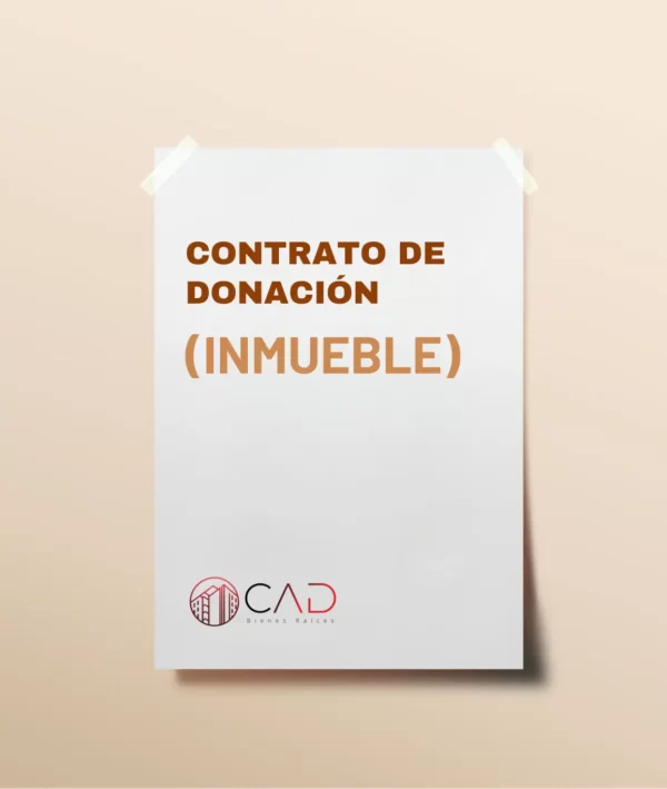 Modelo Contrato de Donación de Inmueble